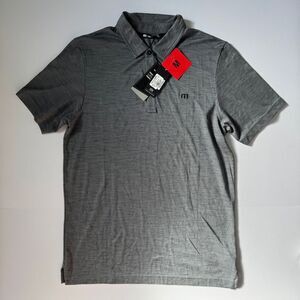 Travis Matew Flying Tortilla Gray Quite Shade Polo Size Medium NWT